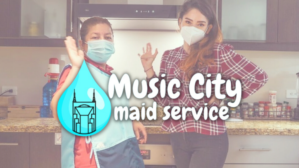 Two house cleaners from Music City Maid Service